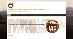Desktop Screenshot of geoanalyst.org